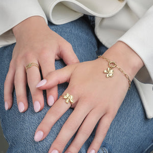 Armband Blume Gold Armband Blume Gold