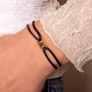 Armband connected Gold/schwarz Armband connected Gold/schwarz