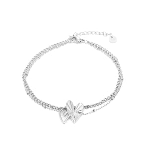 Armband doppeltem Herz Silber Armband doppeltem Herz Silber