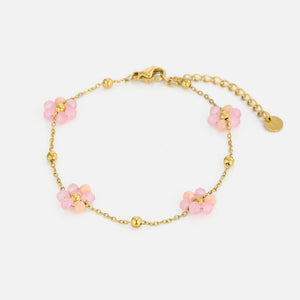 Armband Fancy Flower Gold Armband Fancy Flower Gold