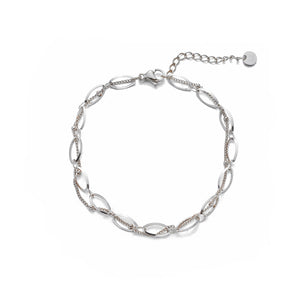 Armband Geflochten mit Kügeln Silber Armband Geflochten mit Kügeln Silber