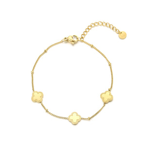 Armband Kleeblätter Gold Armband Kleeblätter Gold