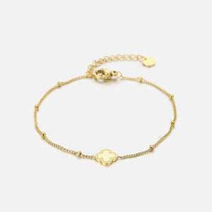 Armband mit Kleeblatt Gold Armband mit Kleeblatt Gold