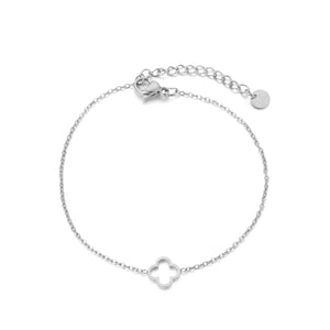 Armband offenes Kleeblatt Silber Armband offenes Kleeblatt Silber