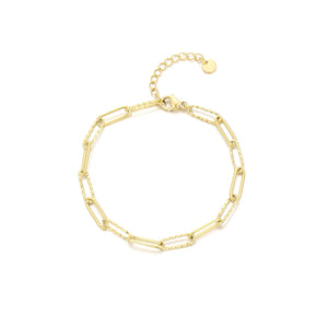 Armband schicke Büroklammer Gold Armband schicke Büroklammer Gold