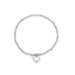 Armband stretch fancy herz Silber Armband stretch fancy herz Silber