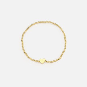 Armband Stretch Herz Gold Armband Stretch Herz Gold