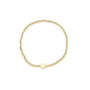 Armband Stretch Herz Gold Armband Stretch Herz Gold
