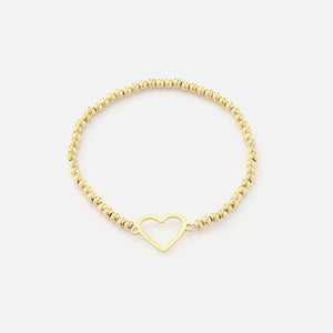 Armband Stretch offenes Herz Gold Armband Stretch offenes Herz Gold