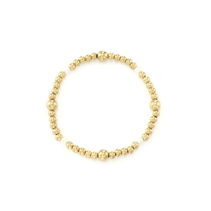 Armband Stretch Perle Gold Armband Stretch Perle Gold