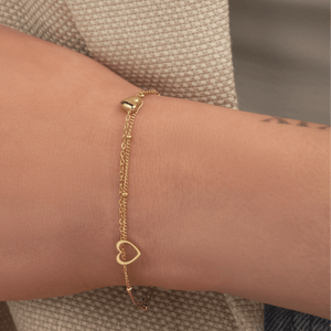 Armband Valentins Herz Gold Armband Valentins Herz Gold