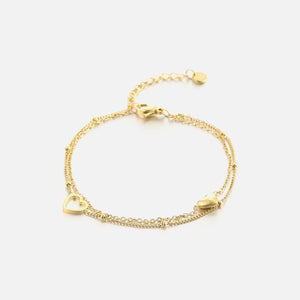 Armband Valentins Herz Gold Armband Valentins Herz Gold