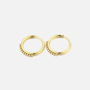 Bali Ohrringe Kugeln Gold Bali Ohrringe Kugeln Gold