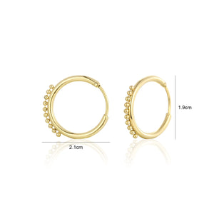 Bali Ohrringe Kugeln Gold Bali Ohrringe Kugeln Gold