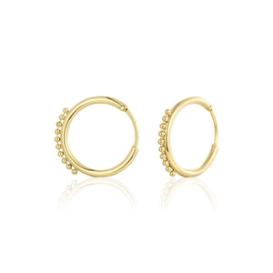 Bali Ohrringe Kugeln Gold Bali Ohrringe Kugeln Gold