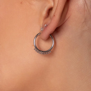 Bali Ohrringe Kugeln Silber Bali Ohrringe Kugeln Silber