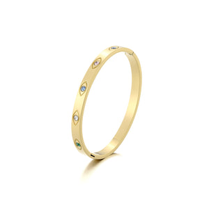 Bangle mit Auge Gold Bangle mit Auge Gold