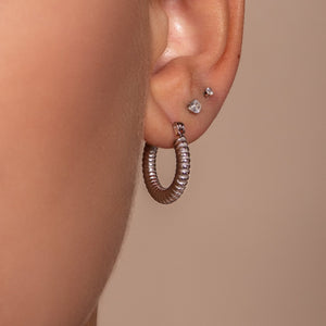 Basic Bali Ohrringe Silber Basic Bali Ohrringe Silber