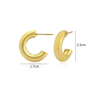 Basic Creolen 23 mm Gold Basic Creolen 23 mm Gold