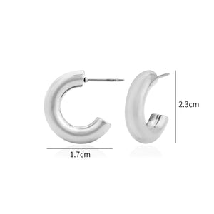 Basic Creolen 23 mm Silber Basic Creolen 23 mm Silber