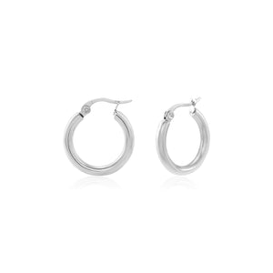 Basic Creolen 2cm Silber Basic Creolen 2cm Silber