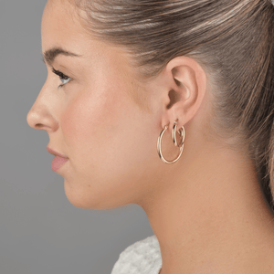 Basic Creolen 3cm Gold Basic Creolen 3cm Gold