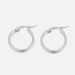 Basic Creolen 3cm Silber Basic Creolen 3cm Silber