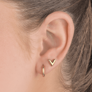 Basic Creolen klein Gold Basic Creolen klein Gold