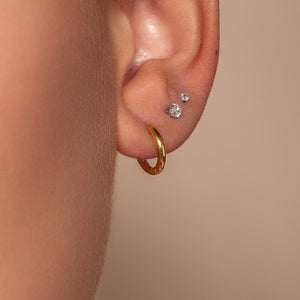 Basic Creolen klein Gold Basic Creolen klein Gold