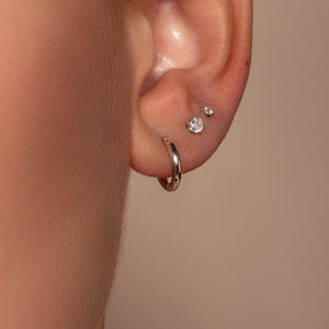 Basic Creolen klein Silber Basic Creolen klein Silber