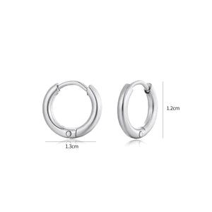 Basic Creolen klein Silber Basic Creolen klein Silber