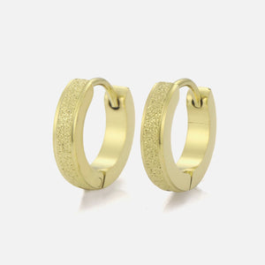 Basic Creolen mit Strass Gold Basic Creolen mit Strass Gold