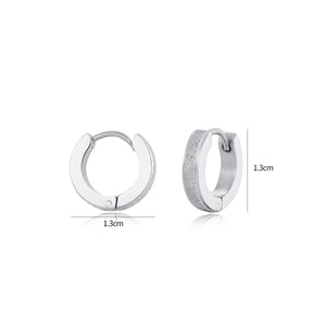 Basic Creolen mit Strass Silber Basic Creolen mit Strass Silber