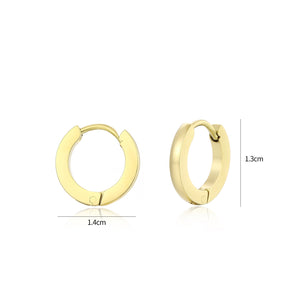 Basic Ohrringe 13mm Gold Basic Ohrringe 13mm Gold