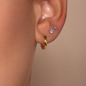 Basic Ohrringe 13mm Gold Basic Ohrringe 13mm Gold