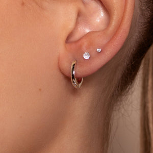 Basic Ohrringe 13mm Silber Basic Ohrringe 13mm Silber