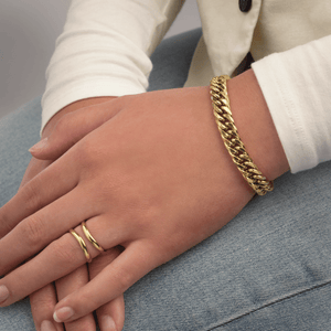 Chunky Armband 9 mm Gold Chunky Armband 9 mm Gold