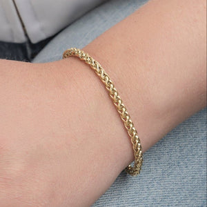 Chunky gedrehten Armband 4mm Gold Chunky gedrehten Armband 4mm Gold