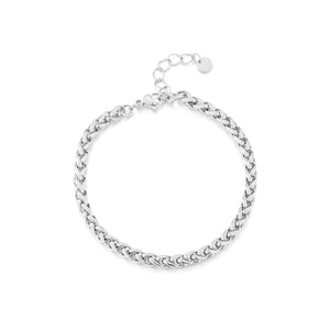 Chunky gedrehten Armband 4mm Silber Chunky gedrehten Armband 4mm Silber
