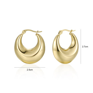 Chunky Ohrringe Gold Chunky Ohrringe Gold