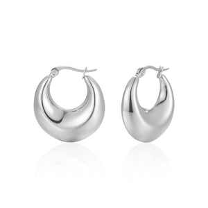 Chunky Ohrringe Silber Chunky Ohrringe Silber