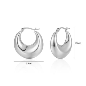 Chunky Ohrringe Silber Chunky Ohrringe Silber