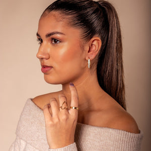 Creolen Strass Gold Creolen Strass Gold