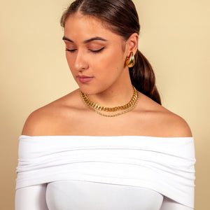 Cuban Halskette Luxus Gold Cuban Halskette Luxus Gold