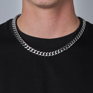 Cuban Kette 10 mm Silber Cuban Kette 10 mm Silber