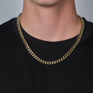 Cuban Kette 8 mm Gold Cuban Kette 8 mm Gold