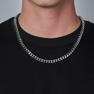 Cuban Kette 8 mm Silber Cuban Kette 8 mm Silber