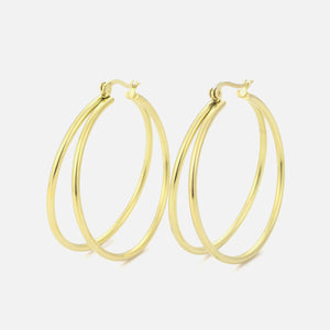 Doppelte Creolen Gold Doppelte Creolen Gold