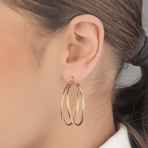 Doppelte Creolen Gold Doppelte Creolen Gold