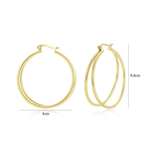 Doppelte Creolen Gold Doppelte Creolen Gold